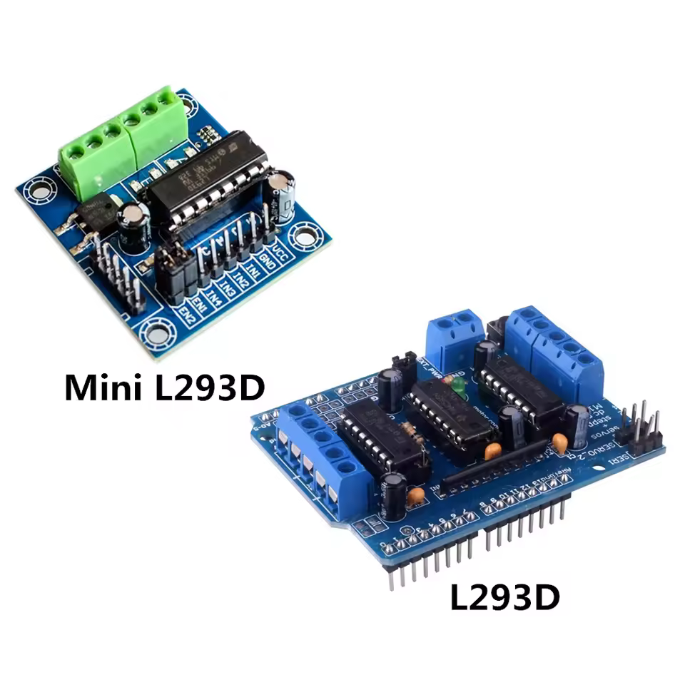 l293d shield + ch340 controller