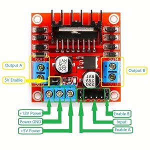 l298n dual h bridge motor driver 10pcs for arduino