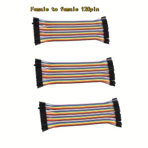 Dupont Jumper Wires 120pcs 20cm (M-M, M-F, F-F)
