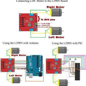 3x L298N Driver + 20 Wires Kit