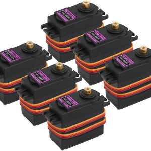 mg996r servo motor 360° digital 13kg/cm metal gear 6pcs